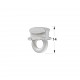 CURTAIN RAIL THIN SQUARE ROLLER